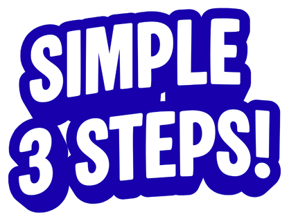 Simple 3 steps